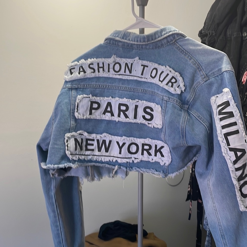 Fashionista Denim crop jacket